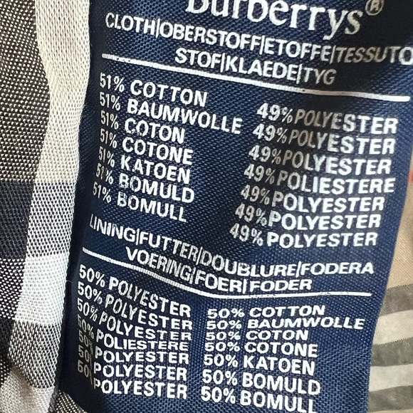 Burberry!! Rare Vintage Authentic Trench with removable wool lining size 8P - Picture 15 of 16